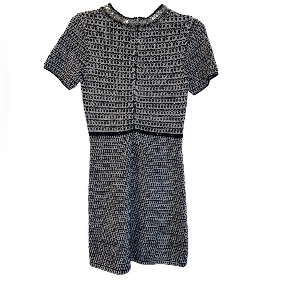 Tory Burch Embellished Tweed dress. Size medium GUC - Picture 7 of 11